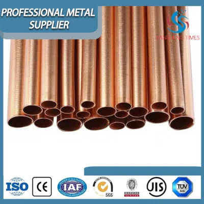 Chinese Factory Wholesale T2 Tp2 Tu1 Tu0 C10100 C11000 C12200 C12000 Copper Straight Pipes Copper Pipe Copper Tube with High Quality